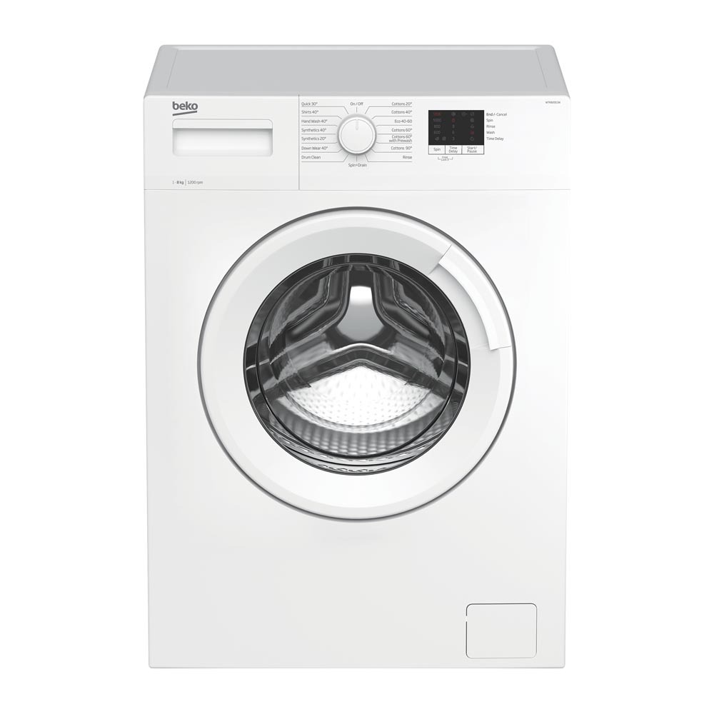Beko Freestanding 8kg Front Load Washing Machine (WTK82011W)