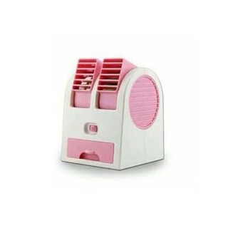 USB Charger Mini Portable Cooling Fan Pink