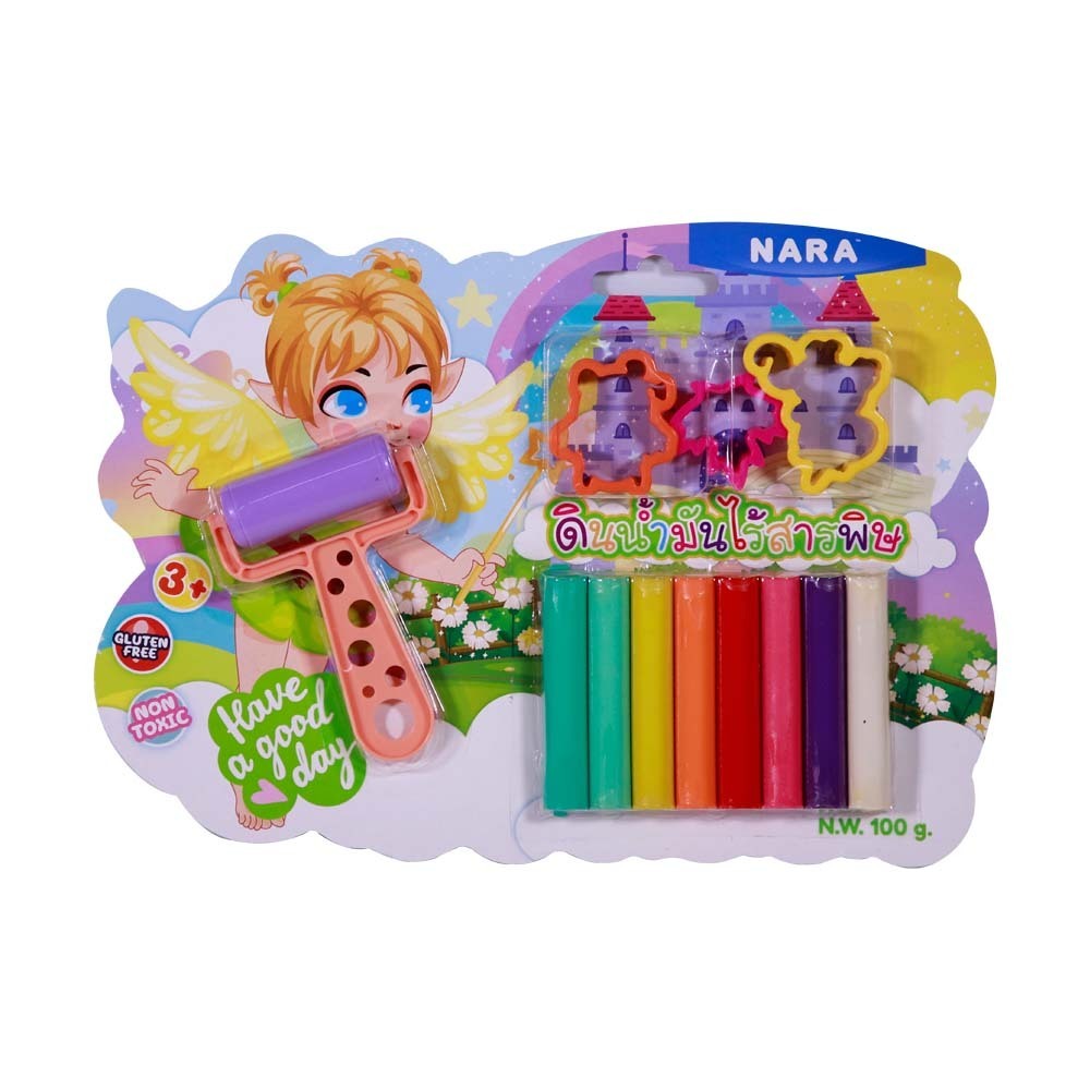 Nara Modeling Clay 8PCS NA-ST-100-8+3SMRP