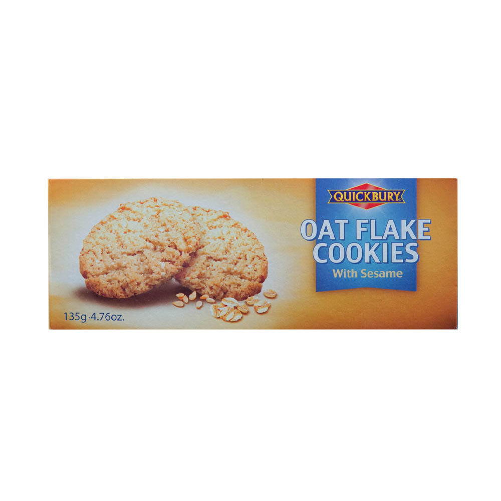 Quickbury Oat Flake Cookies With  Sesame 135G