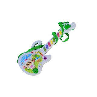 Baby Cele Flash-Light Melody Toy Guitar (Small) Red 12137