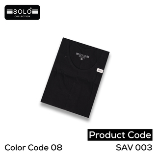 SOLO COLLLECTION Men Plain Vest SAV 003 (Code 01-Small)