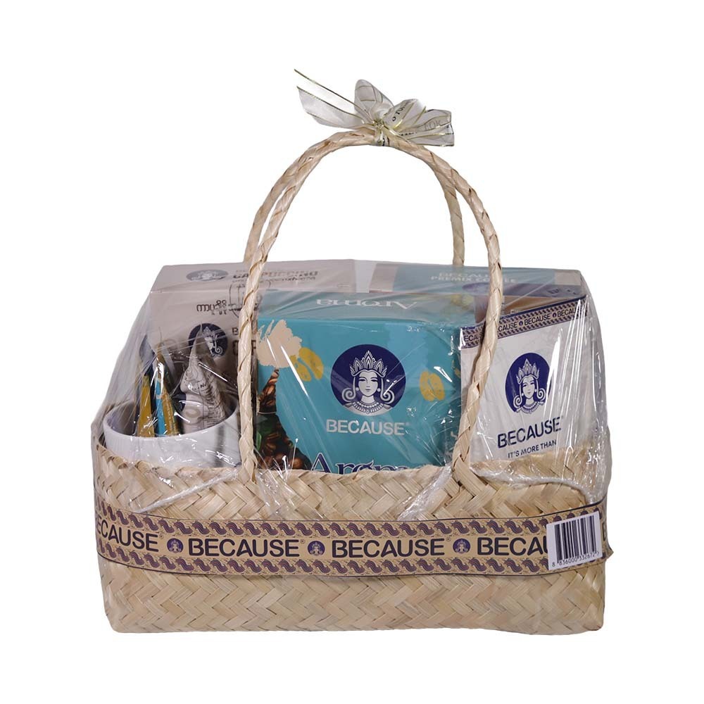 Because 3 in 1 Coffee Gift Set (Cappuccino+Aroma)