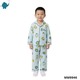 Max & Mia Kid Unisex Cotton Puff Long Sleeve Pajamas Set MM9946 Light Green L (7/8yrs)