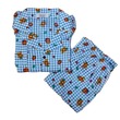 Bambi Women Cotton One Set Nightwear Blue AA0045 XL
