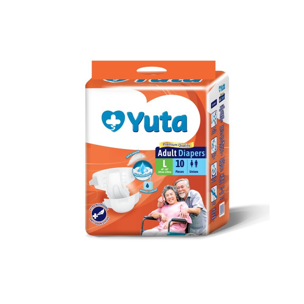 Yuta Adult Diaper Tape 10PCS (Large) Unisex