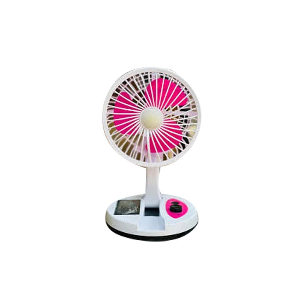 Solar Potable Fan Pink