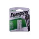 Energizer Rechargeable AAA Size 2PCS (Card)