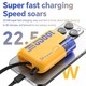 Konfulon A48Q (10000mAh Fast Charging 22.5W Built-in Cable Power Bank) + Lightning Cable Yellow