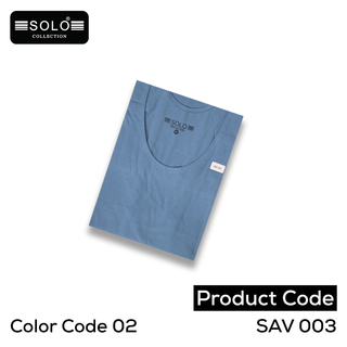 SOLO COLLLECTION Men Plain Vest SAV 003 (Code 08-XL)