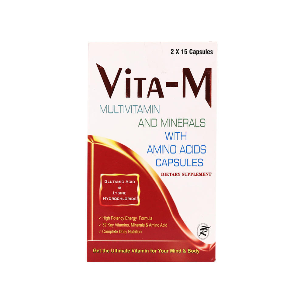 Vita-M Mv&Minerals With  Amino Acids 15Capsules 1X2