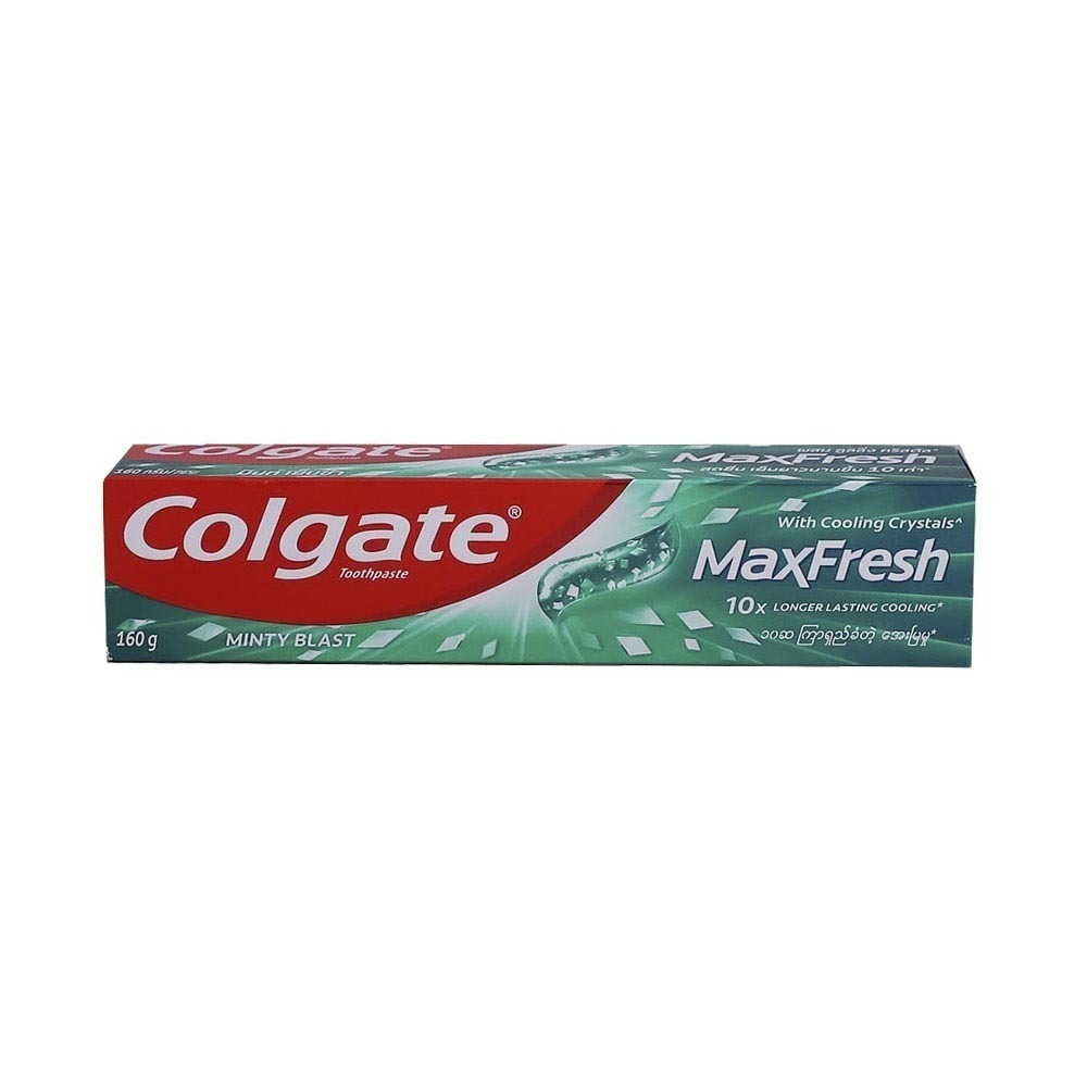 Colgate Max Fresh Cooling Crystals Minty Blast Toothpaste 160G