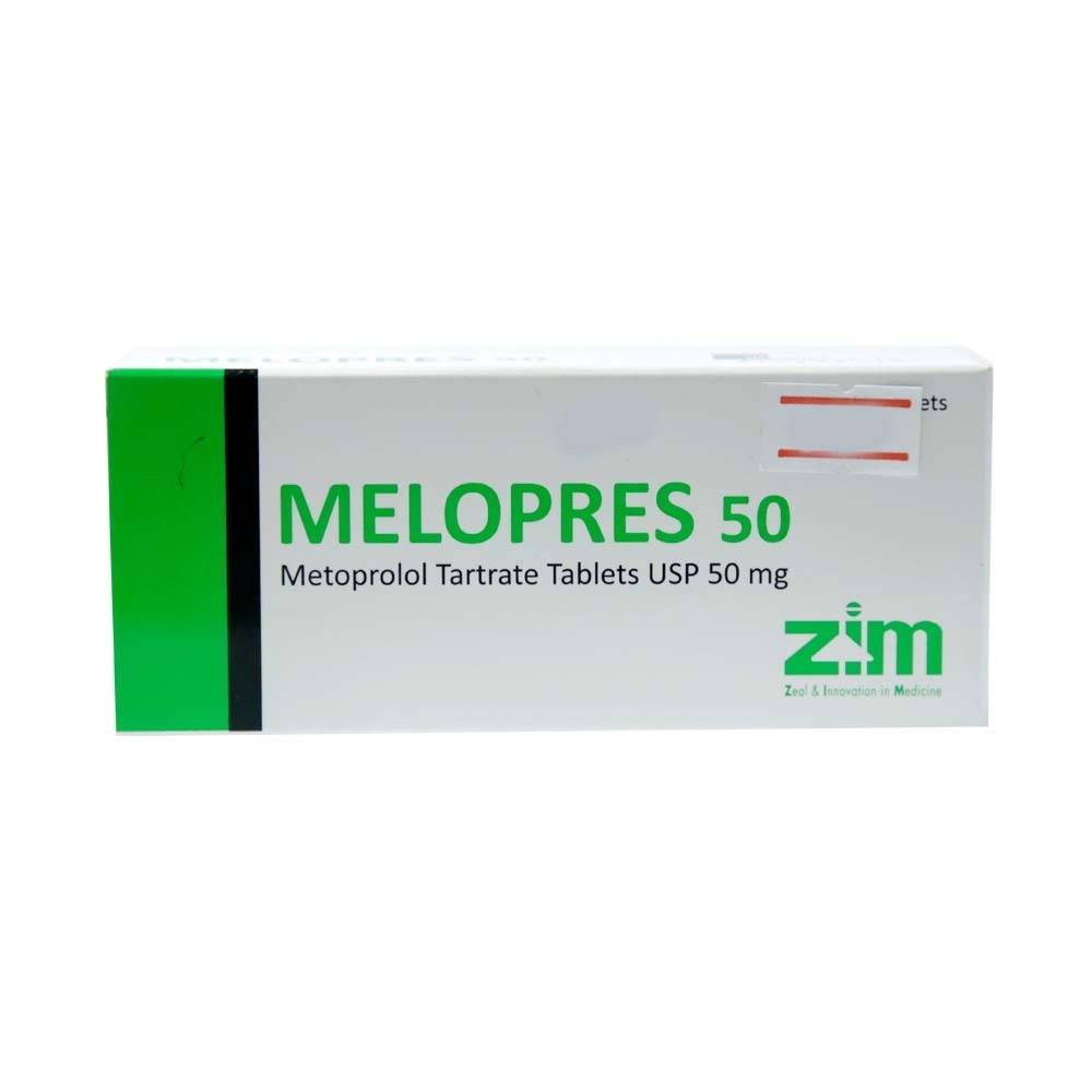 Melopres 50 Metoprolol 50MG 10PCS x 3
