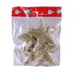 Sdm X`Mas Ornament Star 4PCS M-021