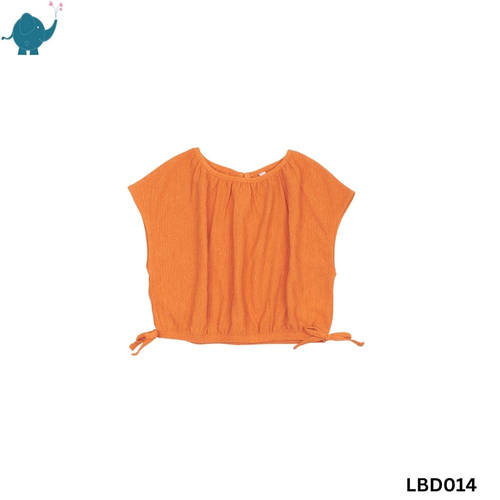 Max & Mia Kid Girl Short-sleeve Top LBD014 Orange 12 Years