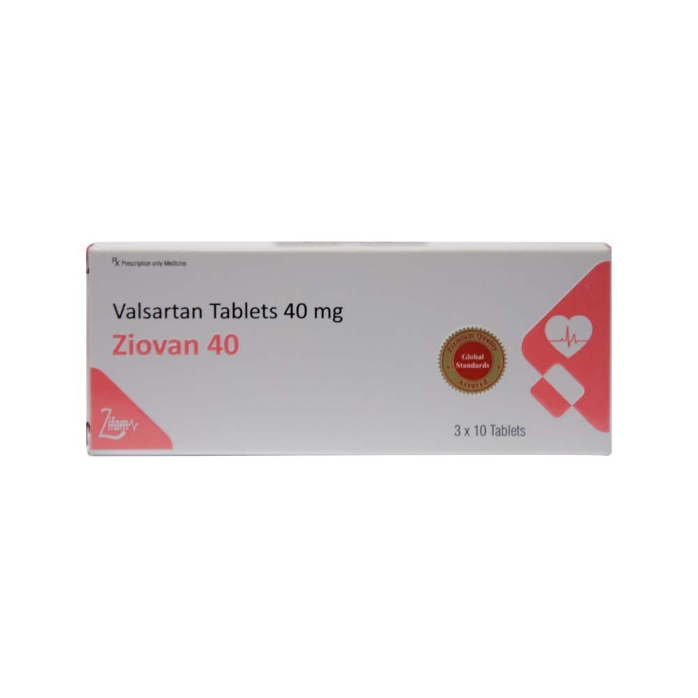 Ziovan 40 Valsartan Tablet 40MG 10PCS x 3