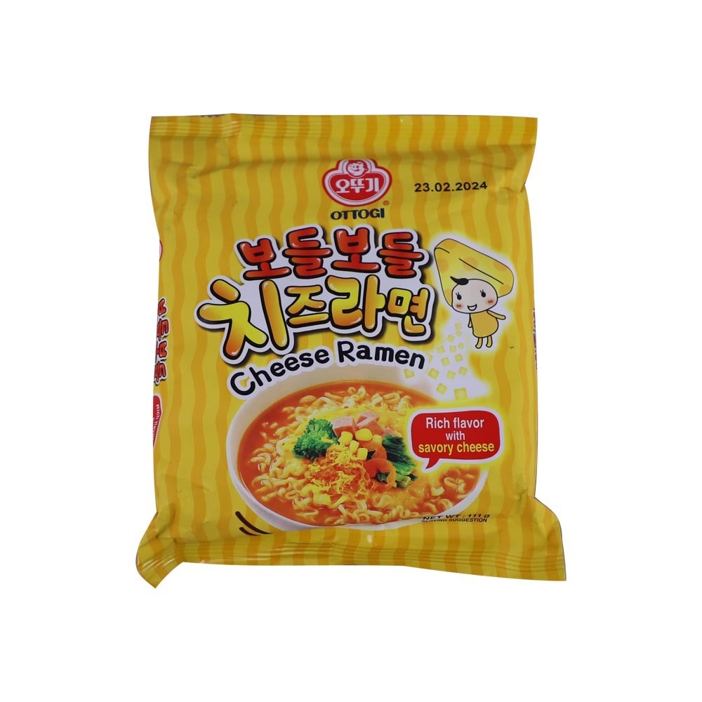 Ottogi  Instant Noodle Cheese Ramen 111G