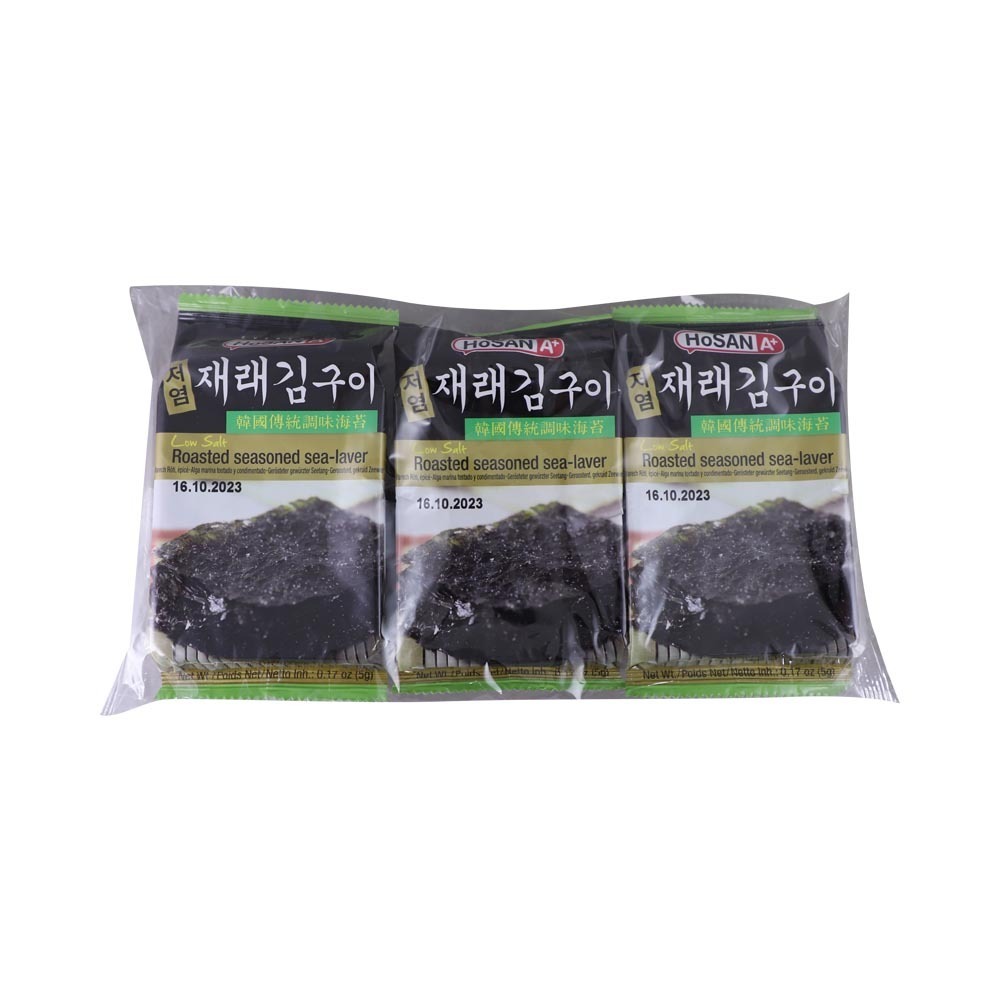 Hosan A+ Roasted Seasoned Sea Laver 3PCS 15G