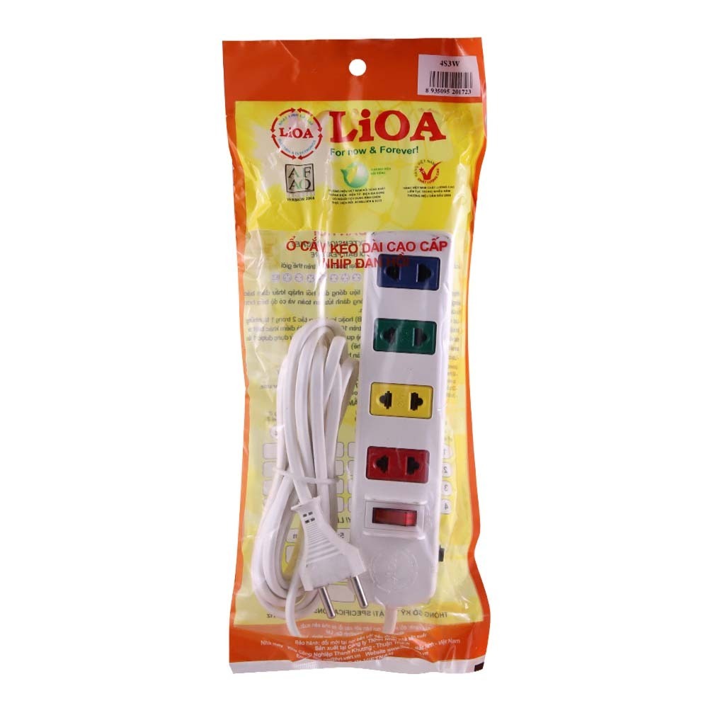 Lioa Extension Socket 4Way 3M 4S3W