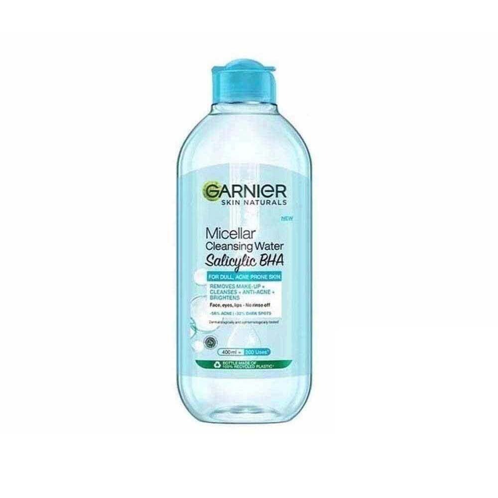 Garnier Micellar Cleansing Water Salicylic Acid BHA For Dull & Acne Prone Skin 400ML