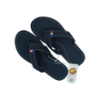 Sin Pauk Men Leather Slipper SPM-023 Black (No-40)