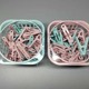 Clothing Portable Clip with Clip Basket 30PCS Pink