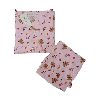 Bambi Women Cotton One Set Nightwear Brown AA0041 Medium