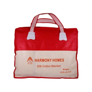 Harmony Homes Cotton Blanket 5x6.5ft Red