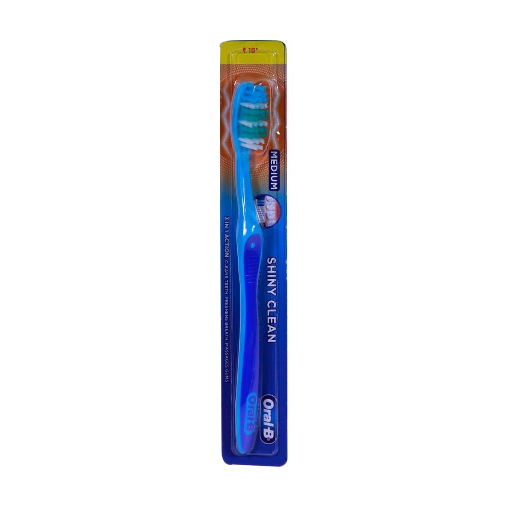 Oral-B Toothbrush Shiny Clean Medium