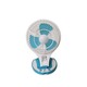 2 in 1 Portable LED & Fan Blue