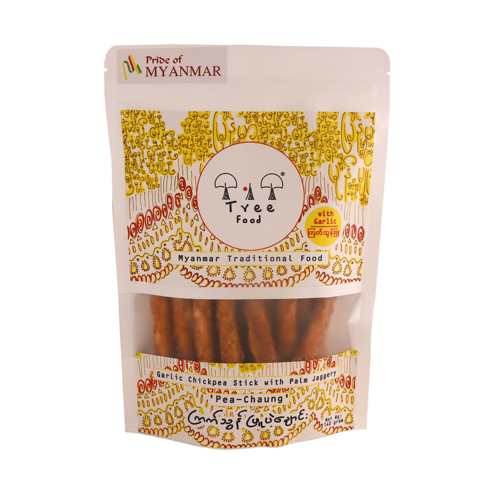 Tree Food Garlic Chickpea Stick With Palm Jaggery 140G