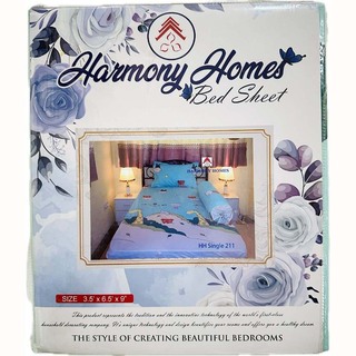 Harmoy Homes Bed Sheet Single BS06 (HH Single-183)