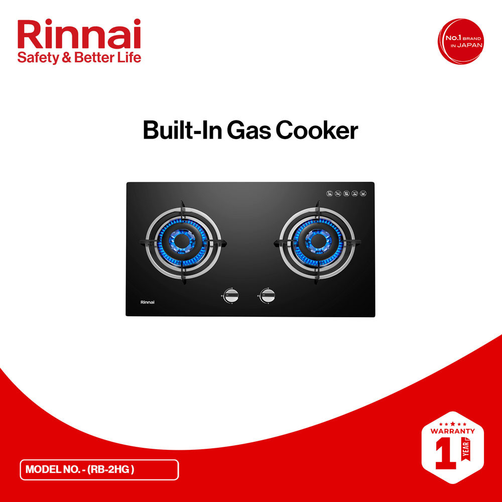 Rinnai Built-In Gas Cooker RB-2 HG  Black