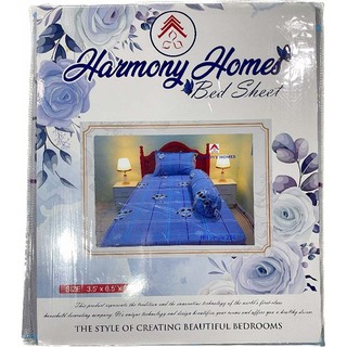 Harmony Homes Single Bedsheet BS06 (HH Single-210)