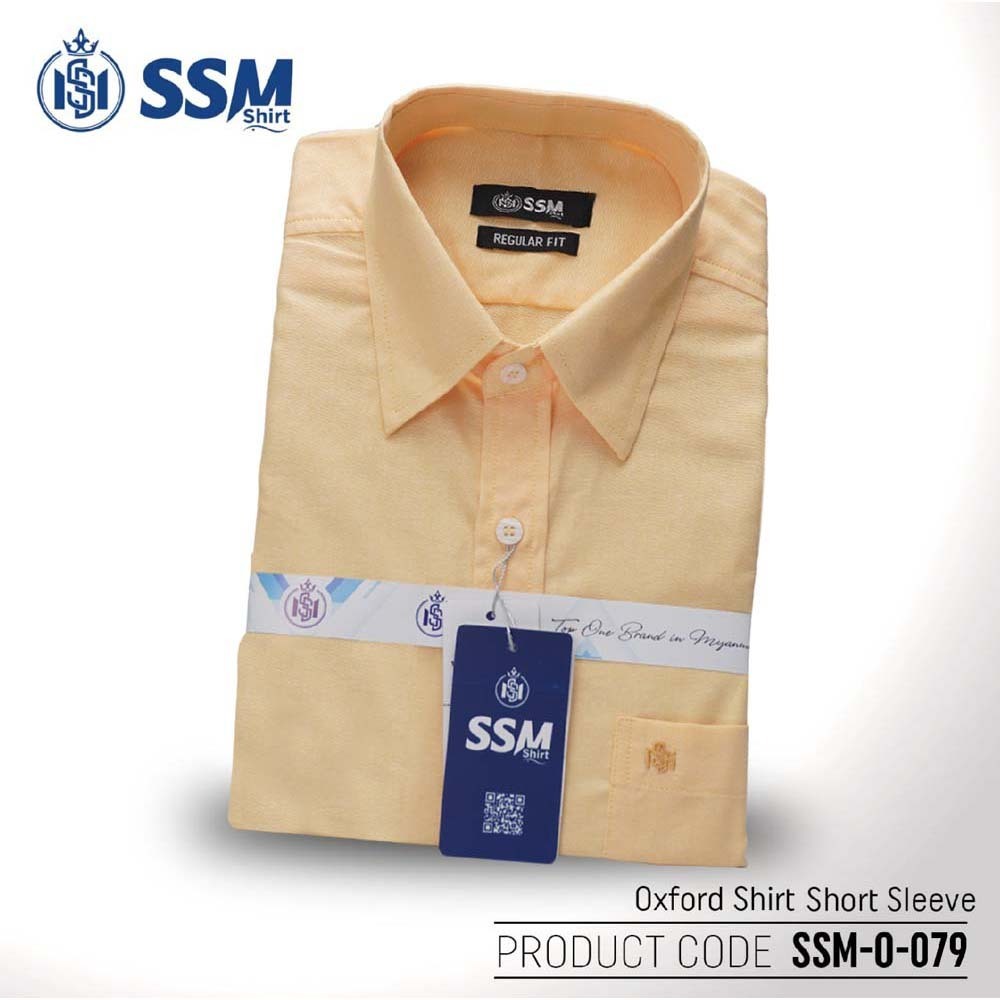 Oxford Shirt Short Sleeve Large (Golden Yellow) SSM-O-P-S-079