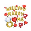Carryall Myanmar Gold will you marry me set  Proposal02