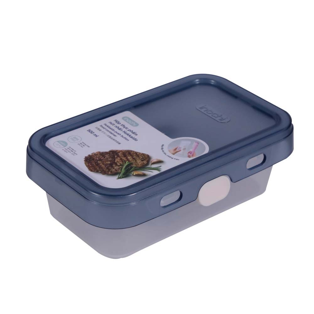Inochi Hokka Push Button Food Box 500ML HONN.0500