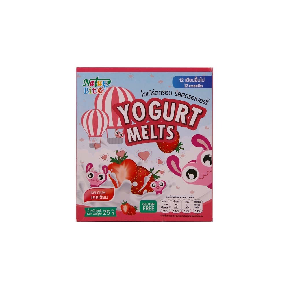 Nature Bite Yogurt Melts Strawberry 25G 12M+ (Heart)