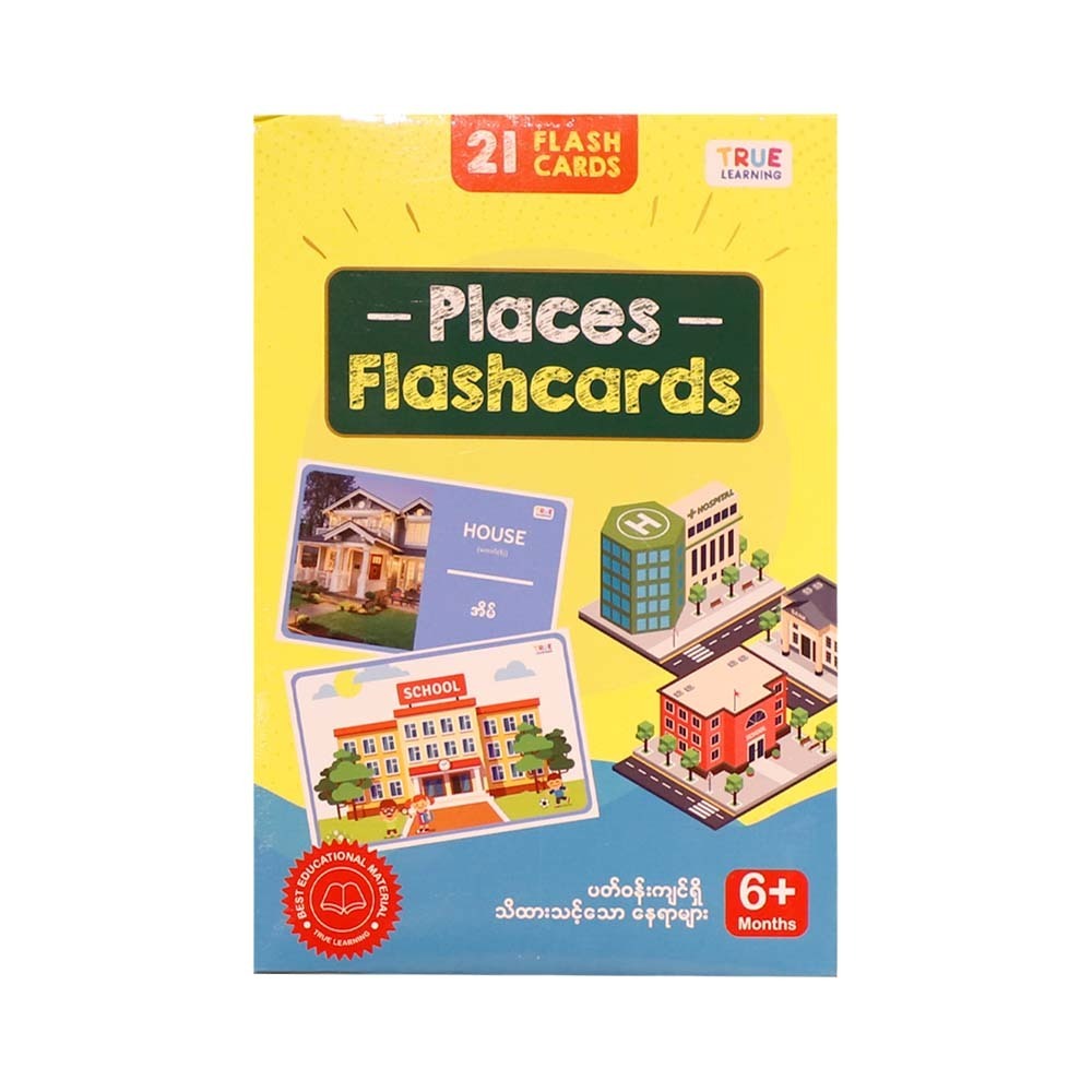 PLACES 21 FLASHCARDS (TRUE LEARNING