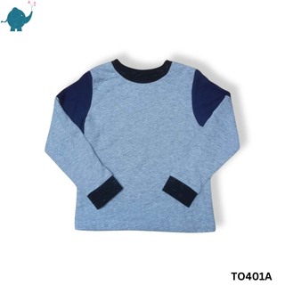 Max & Mia Boy Long-Sleeve Top TO401A-LGY Large