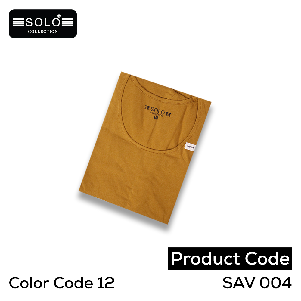 SOLO COLLLECTION Men Plain Vest SAV 004 (Code 12-Large)