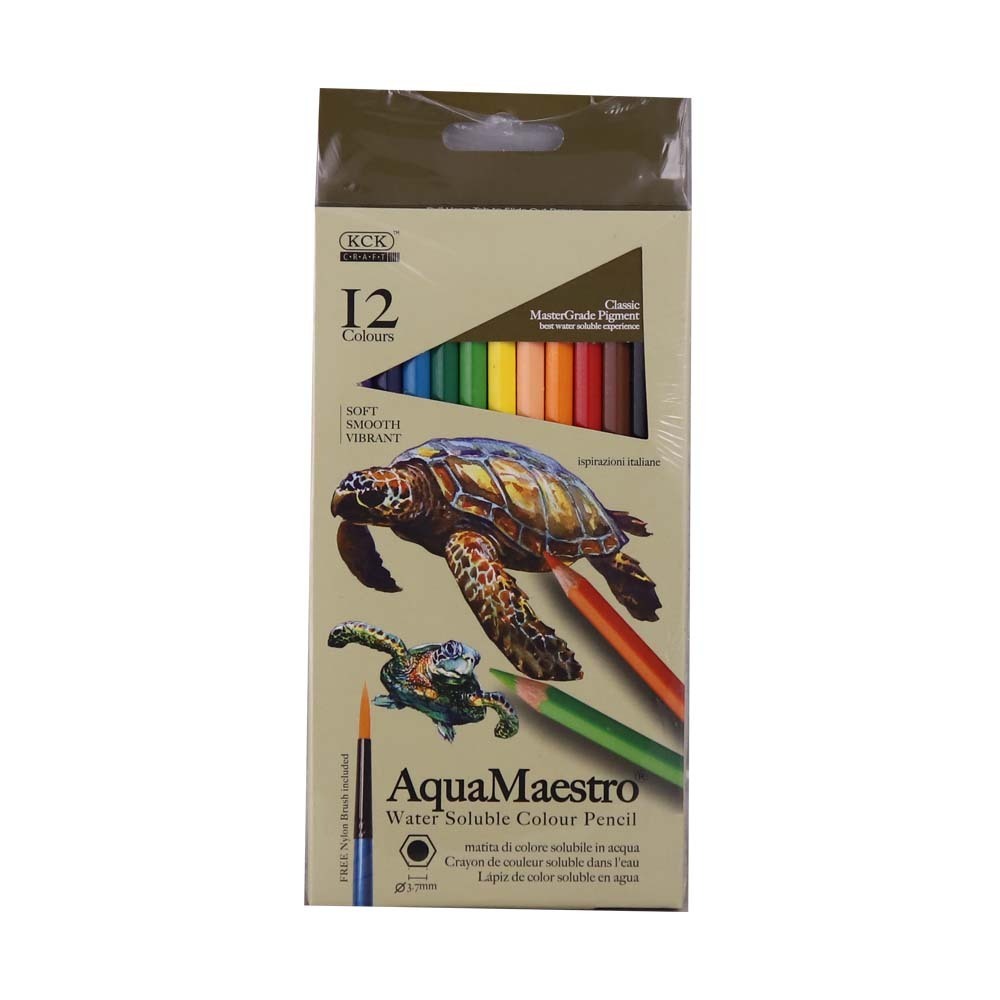 KCK Aqua Maestro Water Colour Pencil 12PCS No.2012