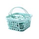 Clothing Portable Clip with Clip Basket 30PCS Green