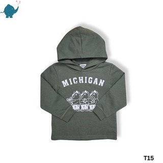 Max & Mia Kid Hoodie T15 Light Green (Medium-104)