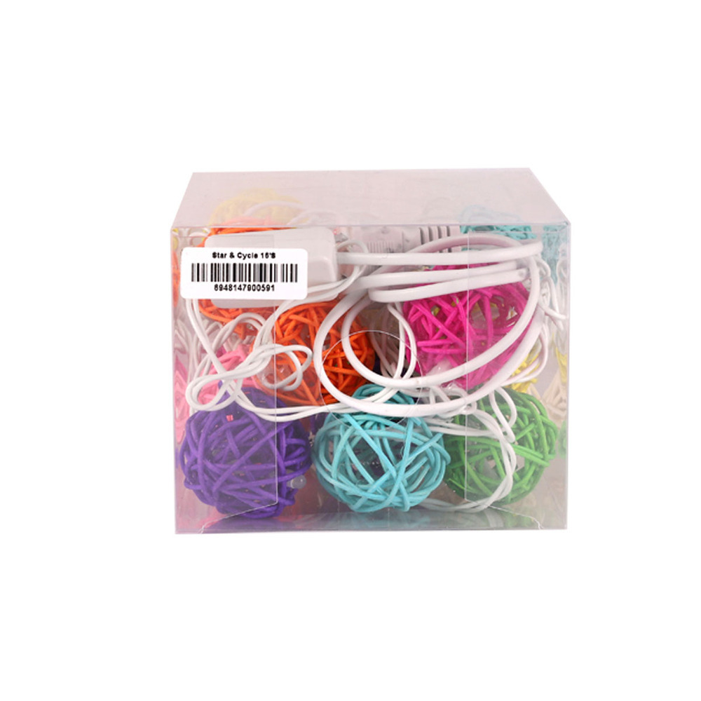 BF Tdg Star&Circle With  Lighting 16PCS