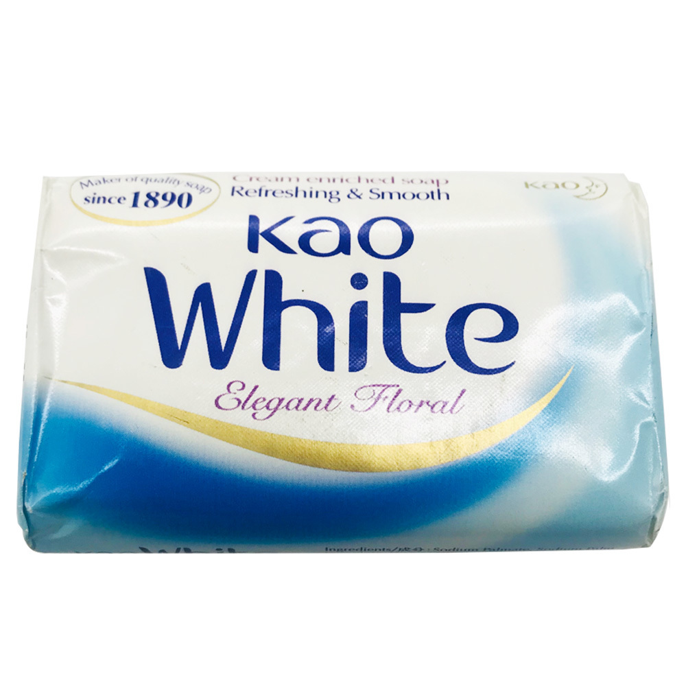 Kao White Elegant Floral Bar Soap 85G