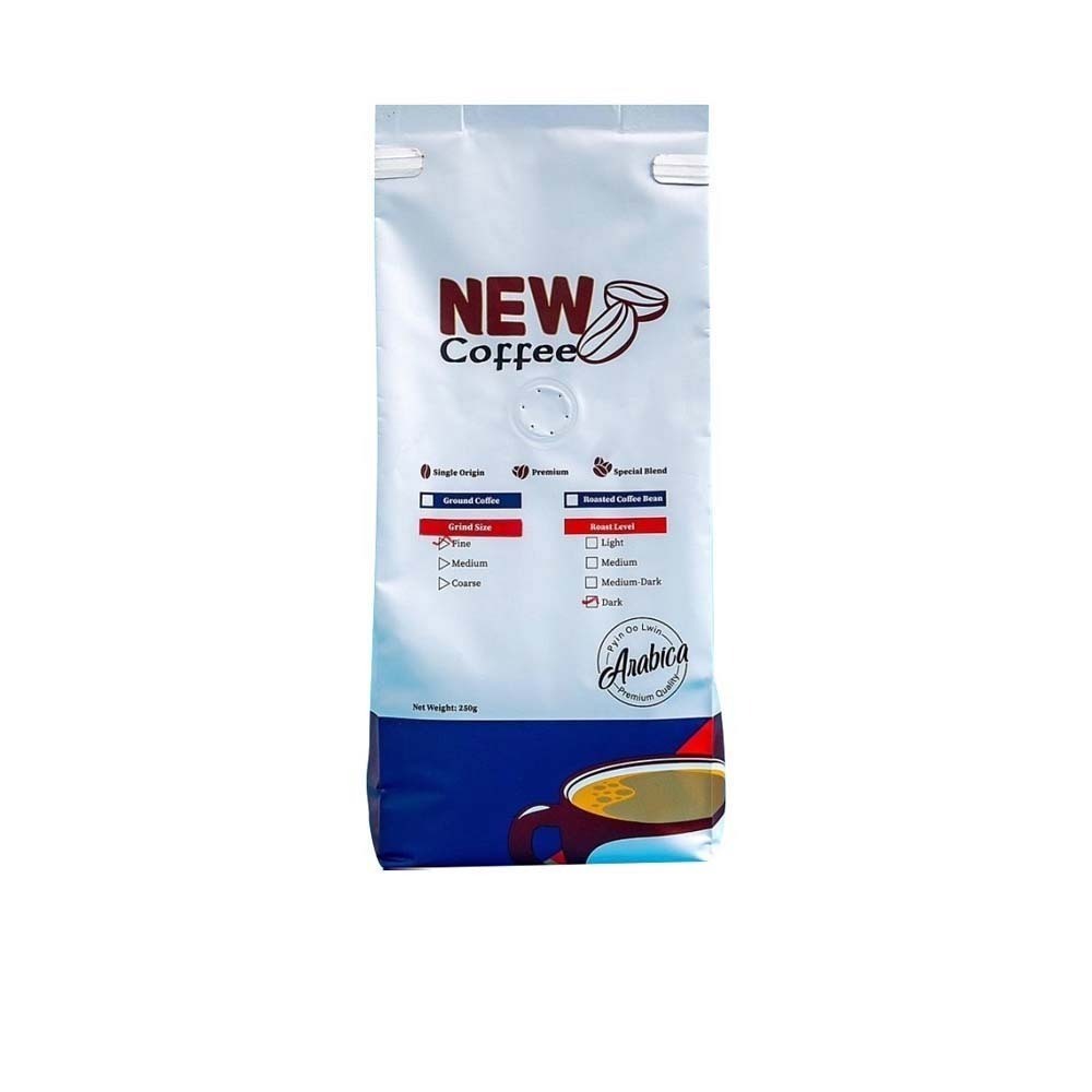 New Coffee Pure Fine Ground Coffee (Dark Roast) 250G