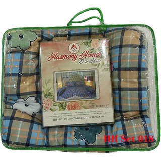 Harmony Homes Bed Sheet (Set) Double (6' x 6.5' x 9) HH Set 019
