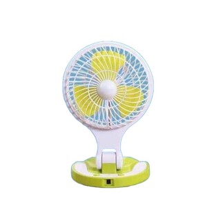 2 in 1 Portable LED & Fan Blue