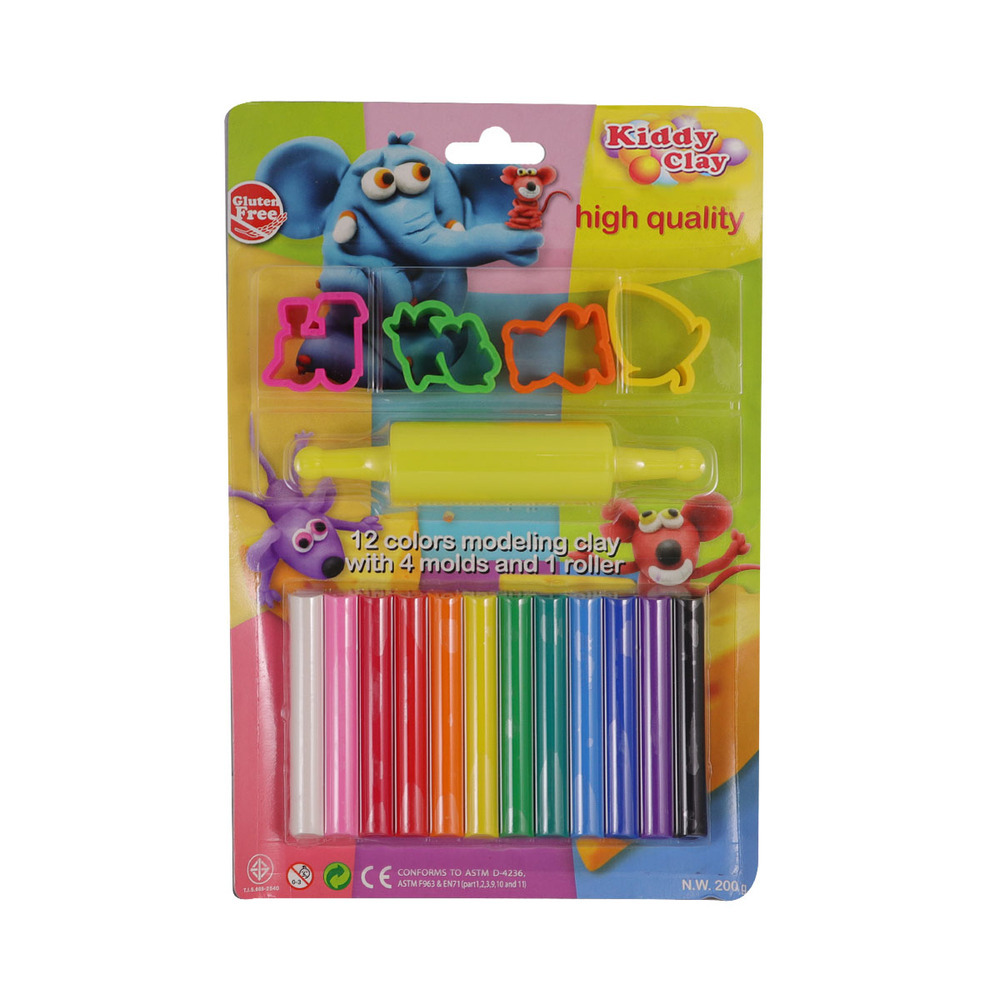 Nara Kiddy Clay 12PCS ST-200-12-4SMR